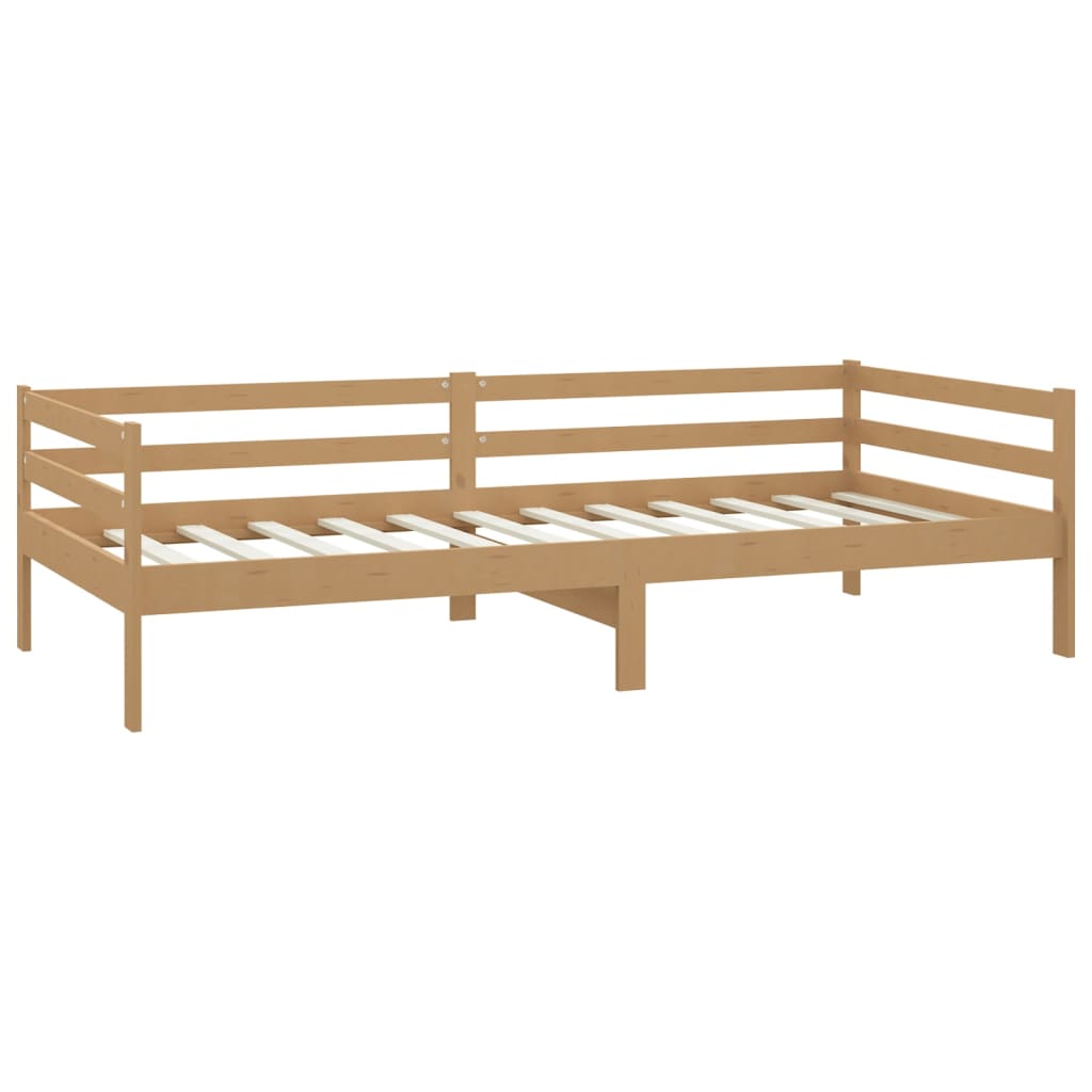 vidaXL Tagesbett Honigbraun Massivholz Kiefer 90x200 cm