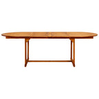 vidaXL Garten-Esstisch (160-240)x100x75 cm Massivholz Akazie
