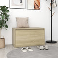 vidaXL Flurbank 80x40x45 cm Sonoma-Eiche Holzwerkstoff