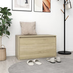 vidaXL Flurbank 80x40x45 cm Sonoma-Eiche Holzwerkstoff
