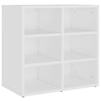 vidaXL Schuhregale 2 Stk. Weiß 52,5x30x50 cm