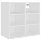 vidaXL Schuhregale 2 Stk. Weiß 52,5x30x50 cm