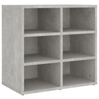vidaXL Schuhregal Betongrau 52,5x30x50 cm