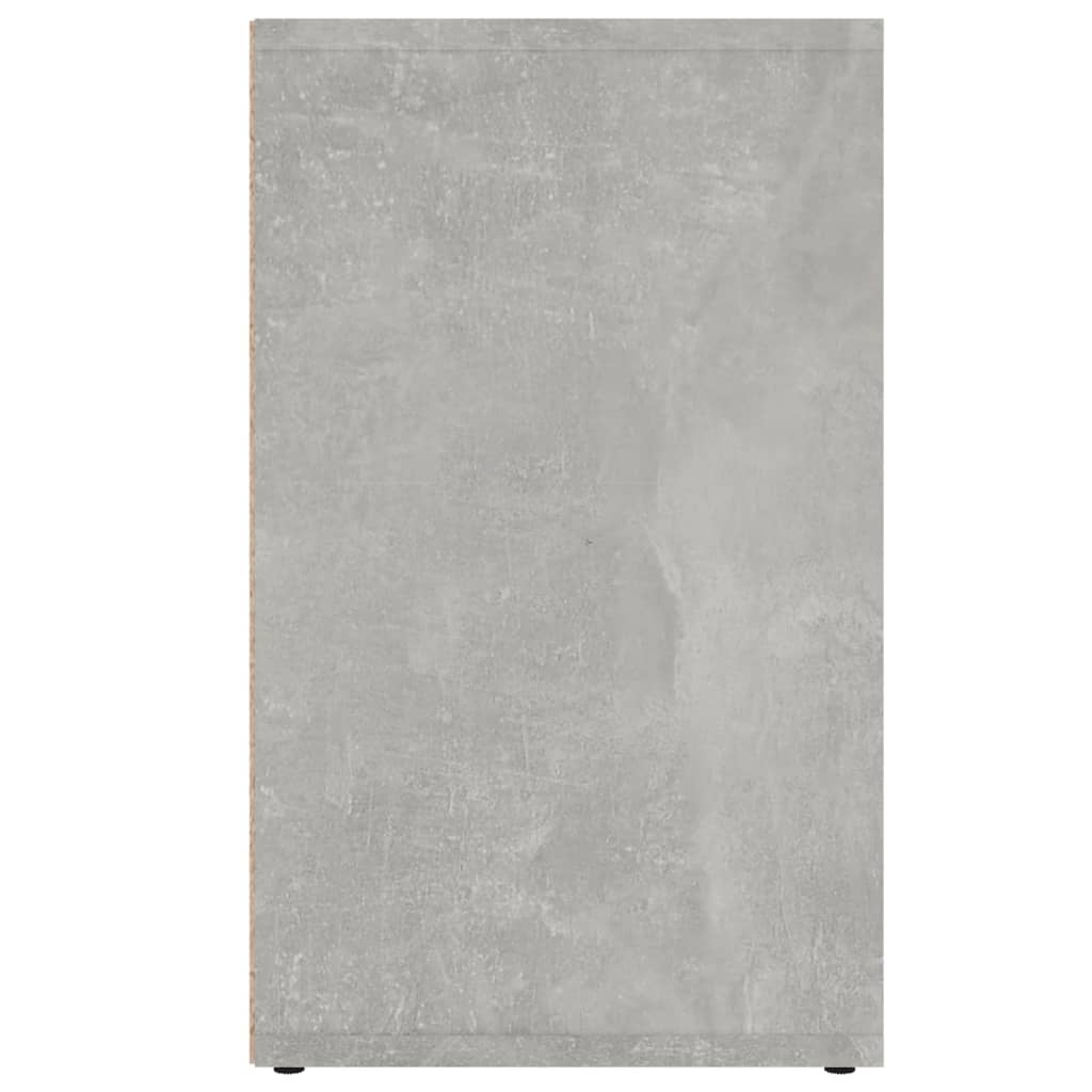 vidaXL Schuhregal Betongrau 52,5x30x50 cm