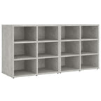 vidaXL Schuhregale 2 Stk. Betongrau 52,5x30x50 cm