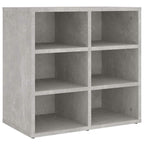 vidaXL Schuhregale 2 Stk. Betongrau 52,5x30x50 cm