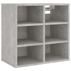vidaXL Schuhregale 2 Stk. Betongrau 52,5x30x50 cm