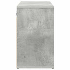vidaXL Schuhschrank mit Regal Betongrau 103 x 30 x 51 cm Holzwerkstoff