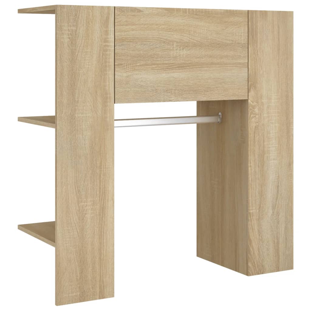 vidaXL Flurschrank Sonoma-Eiche 97,5x37x99 cm Holzwerkstoff