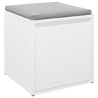 vidaXL Schubladenbox Weiß 40,5x40x40 cm Holzwerkstoff