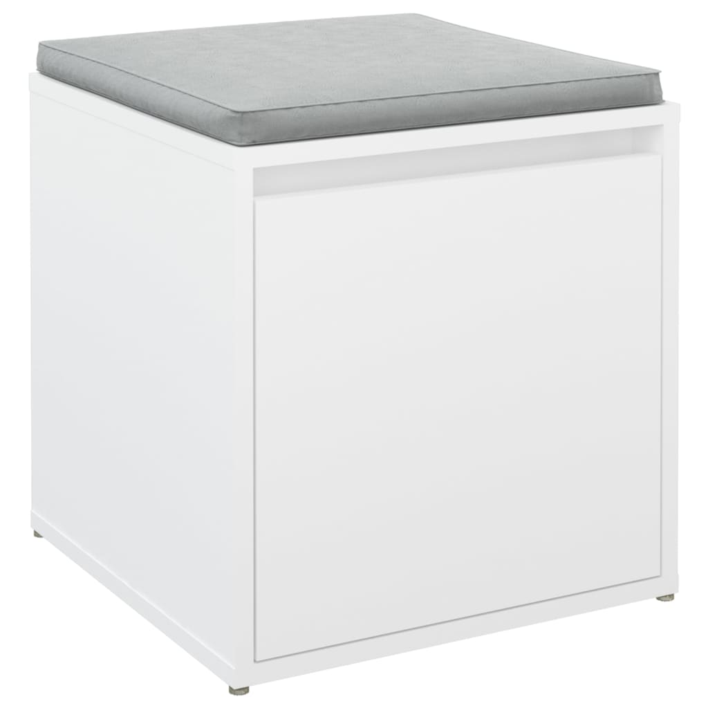 vidaXL Schubladenbox Weiß 40,5x40x40 cm Holzwerkstoff