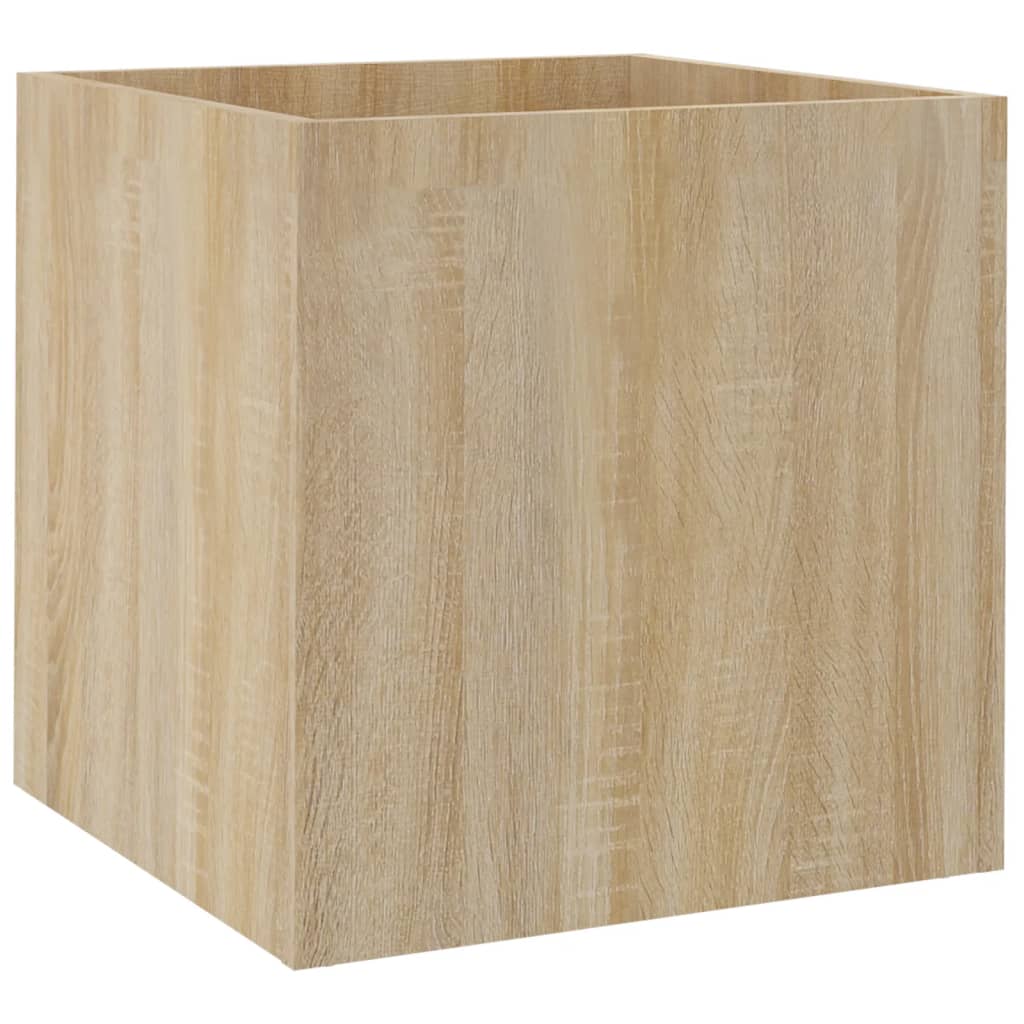 vidaXL Pflanzgefäß Sonoma-Eiche 40x40x40 cm Holzwerkstoff