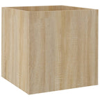 vidaXL Pflanzgefäß Sonoma-Eiche 40x40x40 cm Holzwerkstoff