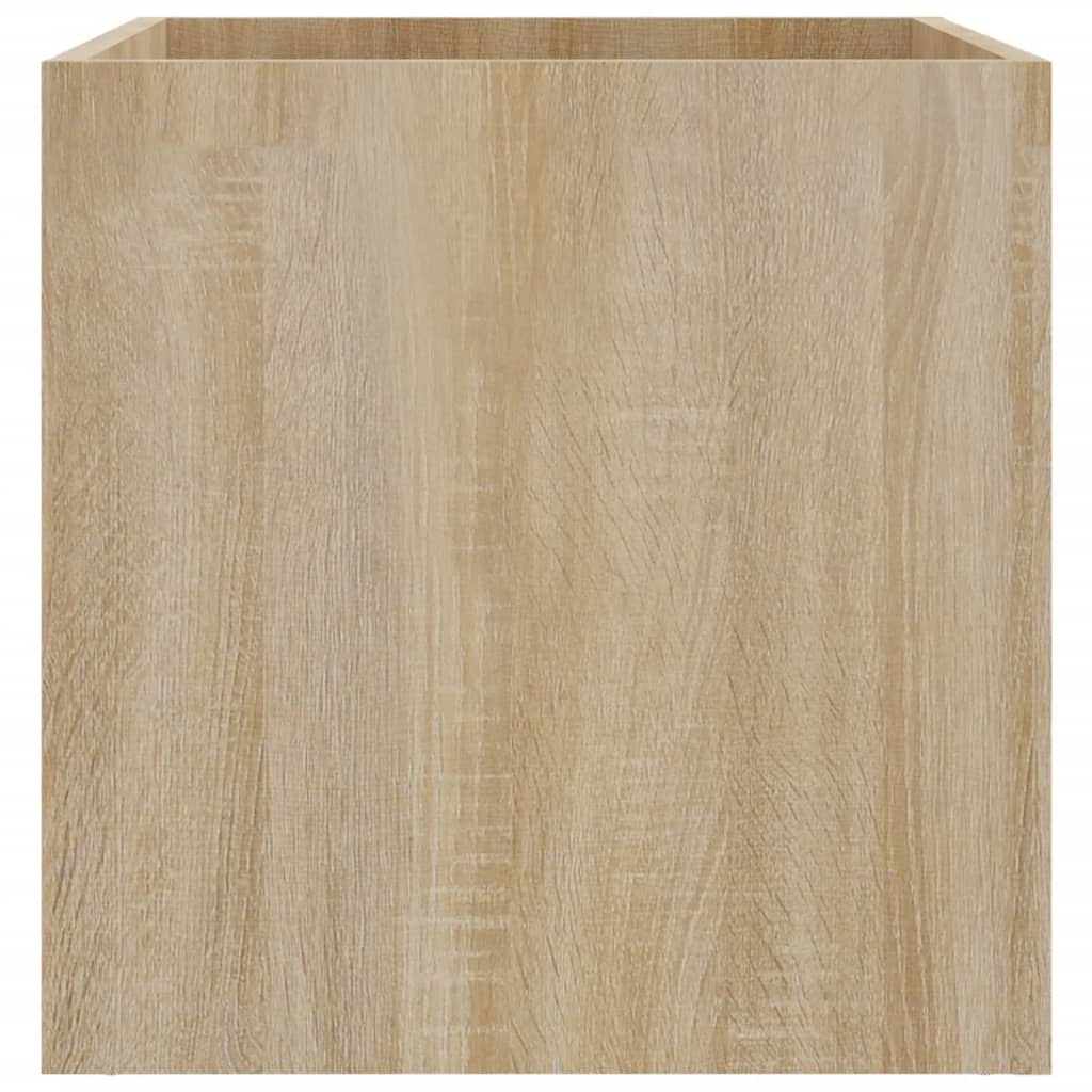 vidaXL Pflanzgefäß Sonoma-Eiche 40x40x40 cm Holzwerkstoff