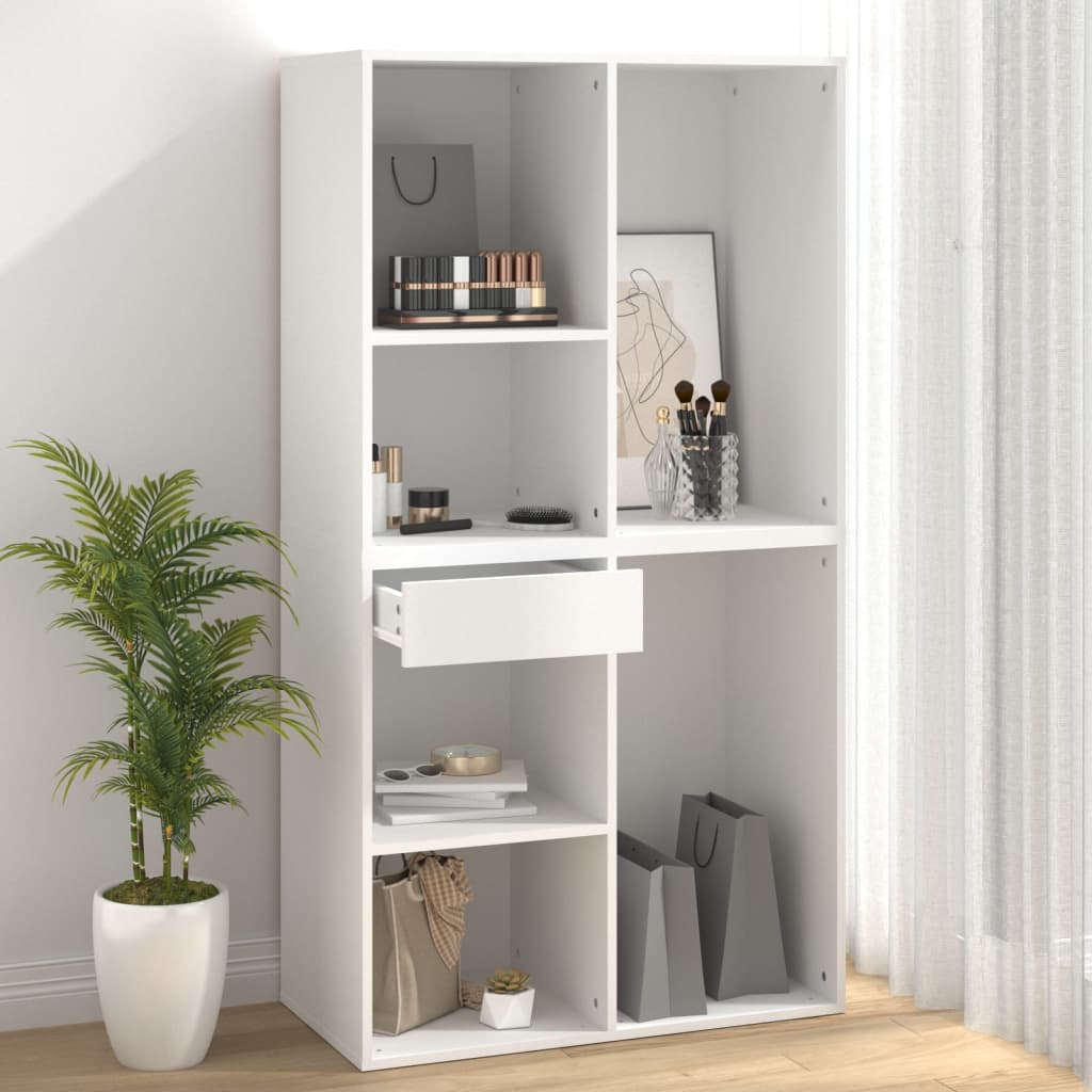 vidaXL Kosmetikschrank Weiß 80x40x75 cm Holzwerkstoff