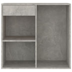 vidaXL Kosmetikschrank Betongrau 80x40x75 cm Holzwerkstoff