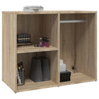 vidaXL Regal für Schminktisch Sonoma-Eiche 80x40x65 cm Holzwerkstoff