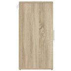 vidaXL Schuhschränke 2 Stk. Sonoma-Eiche 32x35x70 cm Holzwerkstoff
