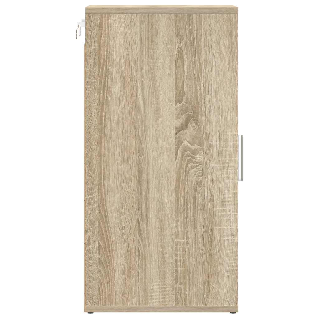 vidaXL Schuhschränke 2 Stk. Sonoma-Eiche 32x35x70 cm Holzwerkstoff