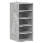 vidaXL Schuhschränke 2 Stk. Betongrau 31,5x35x70 cm Holzwerkstoff