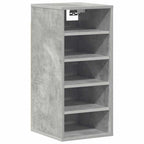 vidaXL Schuhschränke 2 Stk. Betongrau 31,5x35x70 cm Holzwerkstoff