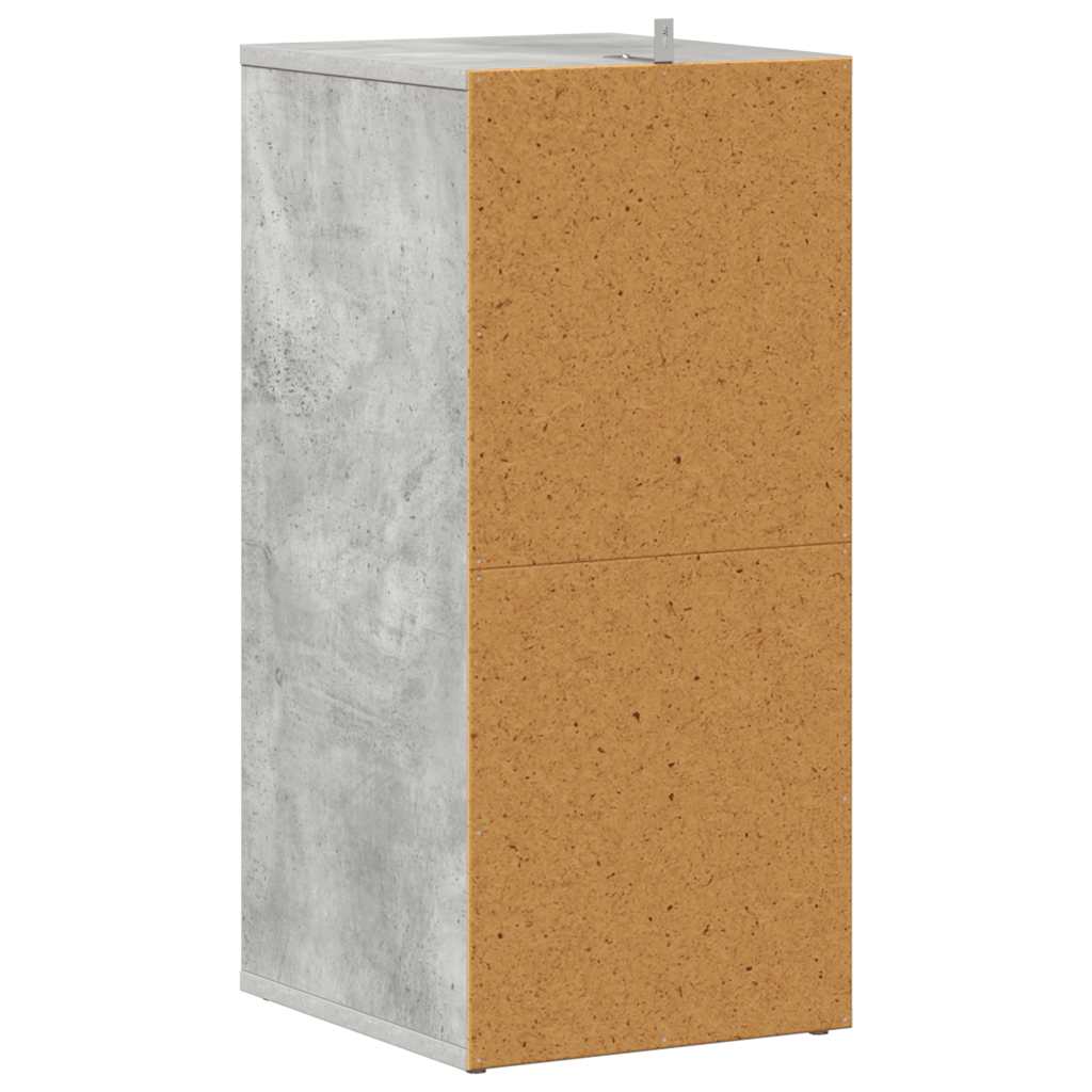 vidaXL Schuhschränke 2 Stk. Betongrau 31,5x35x70 cm Holzwerkstoff