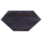 vidaXL Eck-TV-Schrank Hellschwarz 80x40x49 cm Massivholz Mahagoni