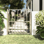 vidaXL Gartentor 100 x 95 cm Edelstahl