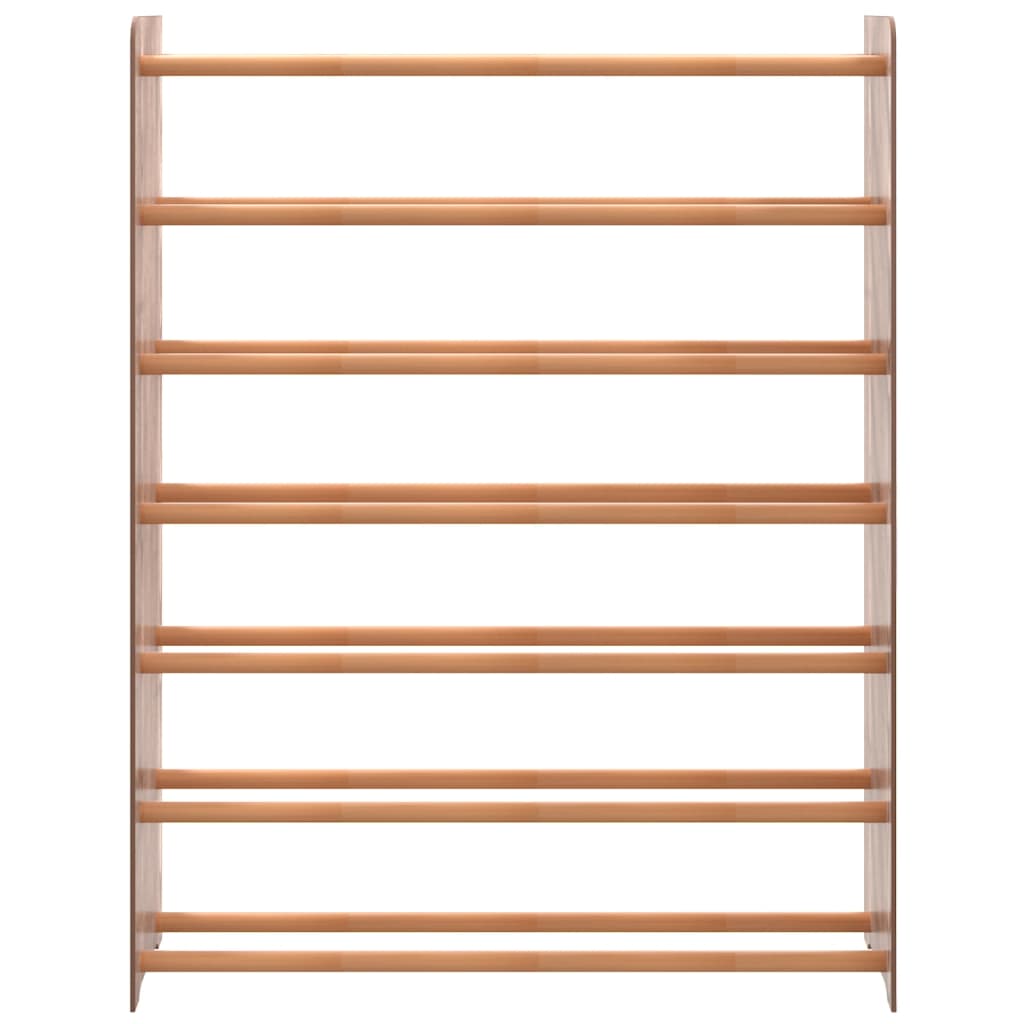 vidaXL Schuhregal Braun 90x24x117 cm Holzwerkstoff