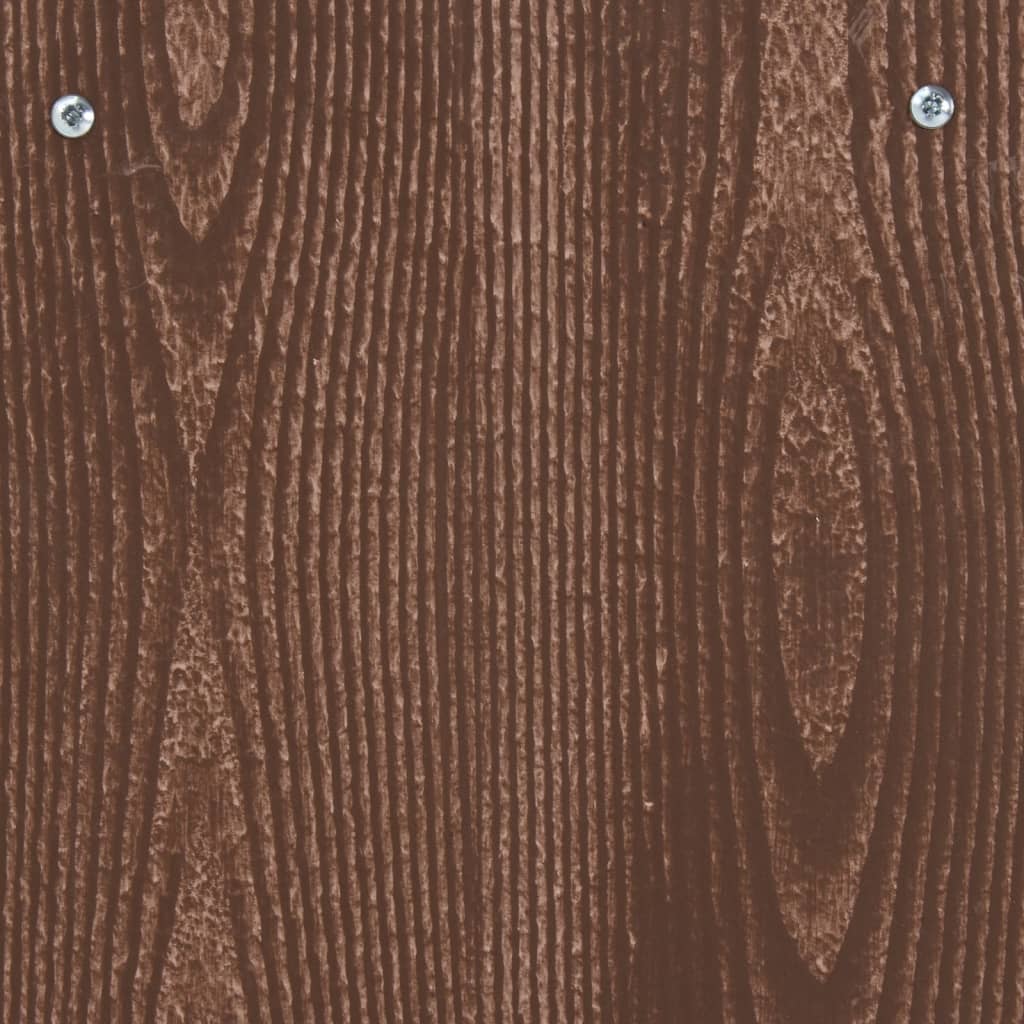 vidaXL Schuhregal Braun 90x24x117 cm Holzwerkstoff
