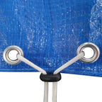 vidaXL Poolabdeckungen 2 Stk. für 360-367 cm Runde Aufstellpools