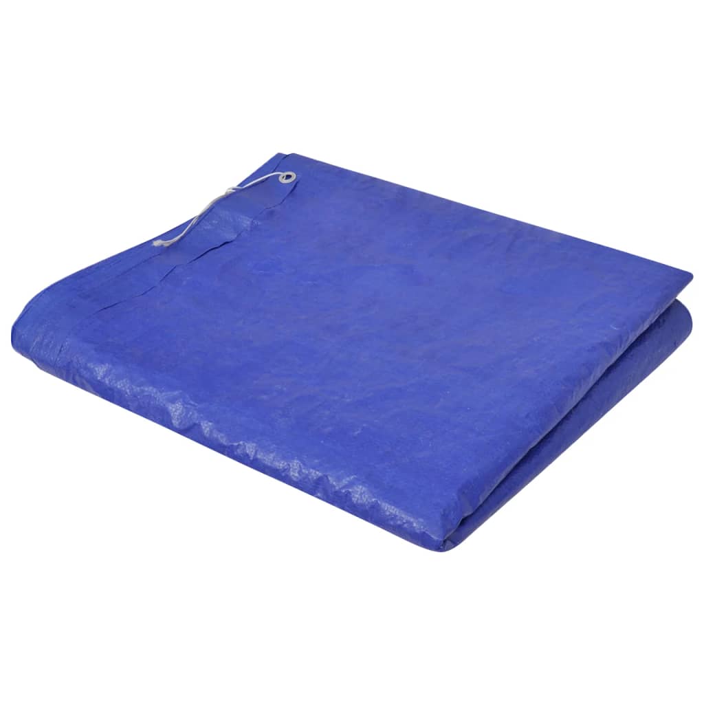 vidaXL Poolabdeckungen 2 Stk. PE Rechteckig 90 g/m² 394x207 cm