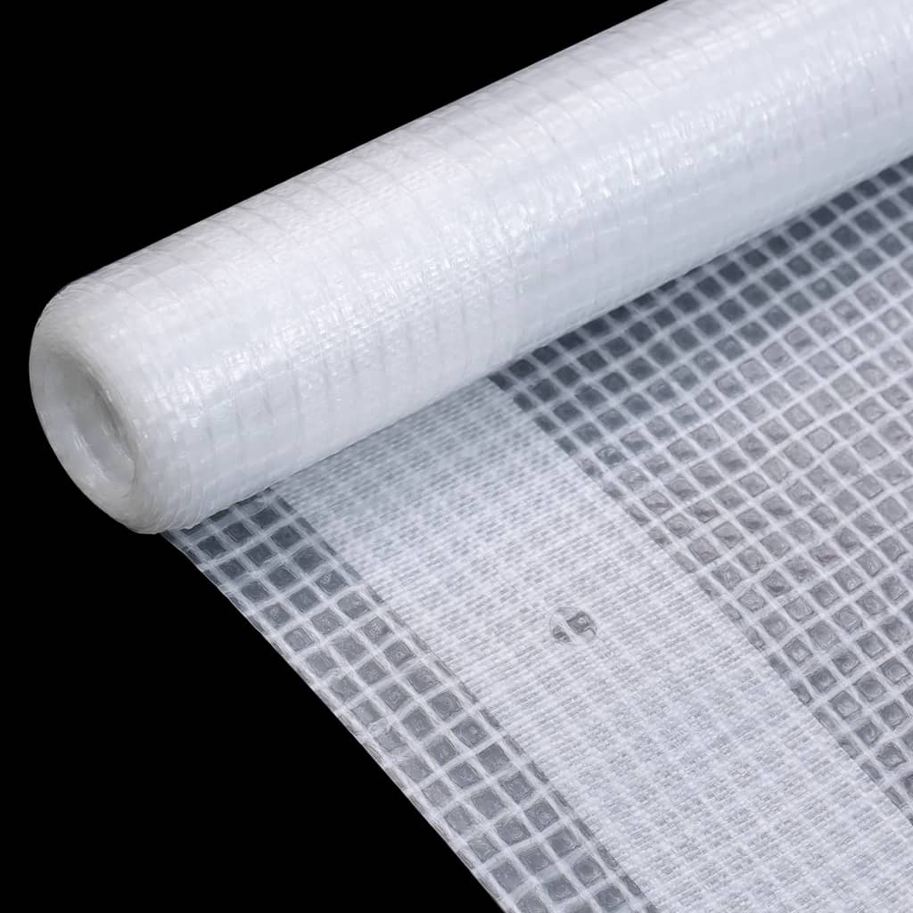vidaXL Gitter-Abdeckplanen 2 Stk. 260 g/m² 1,5x5 m Weiß