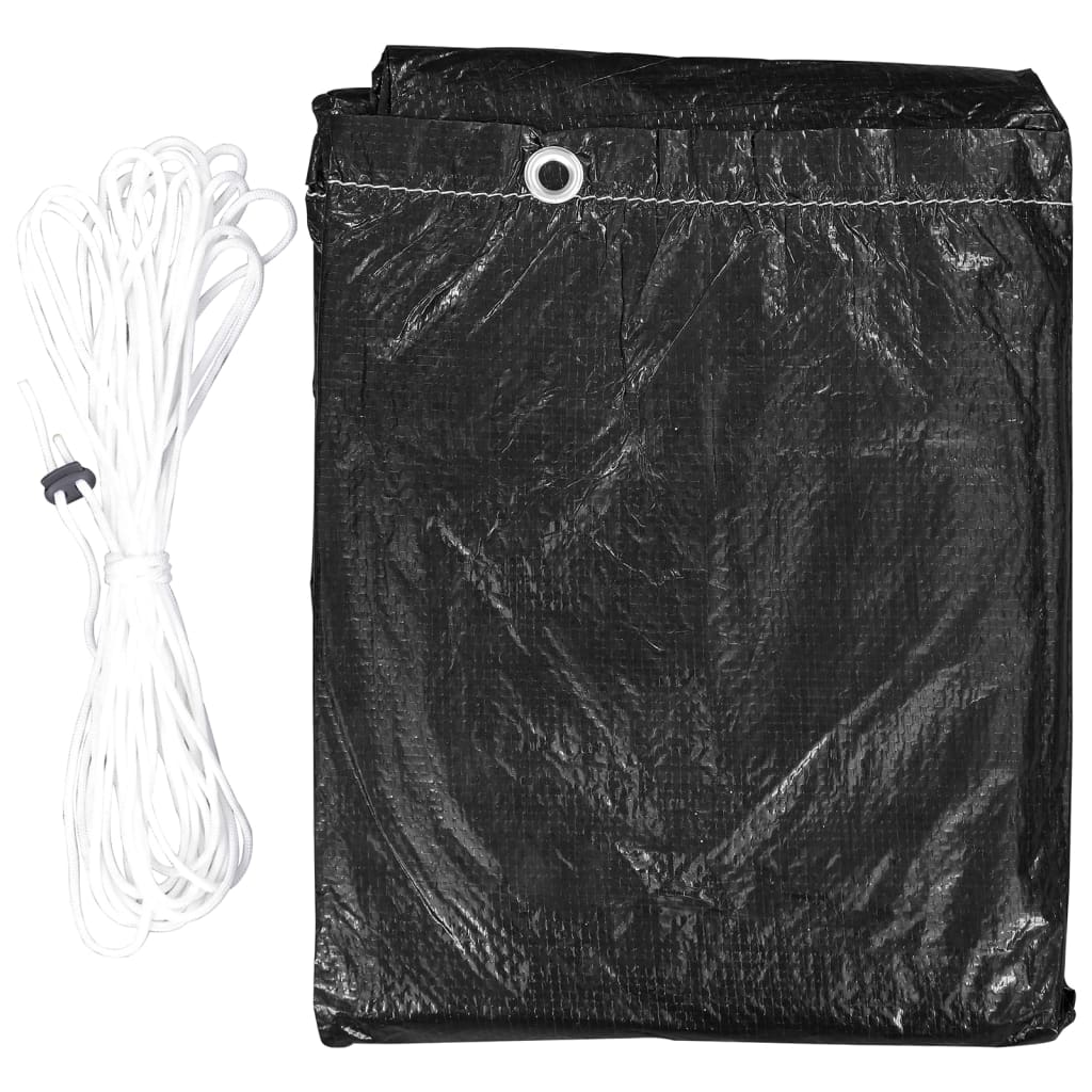 vidaXL Hollywoodschaukel-Abdeckungen 2 Stk. 6 Ösen 185x117x170 cm