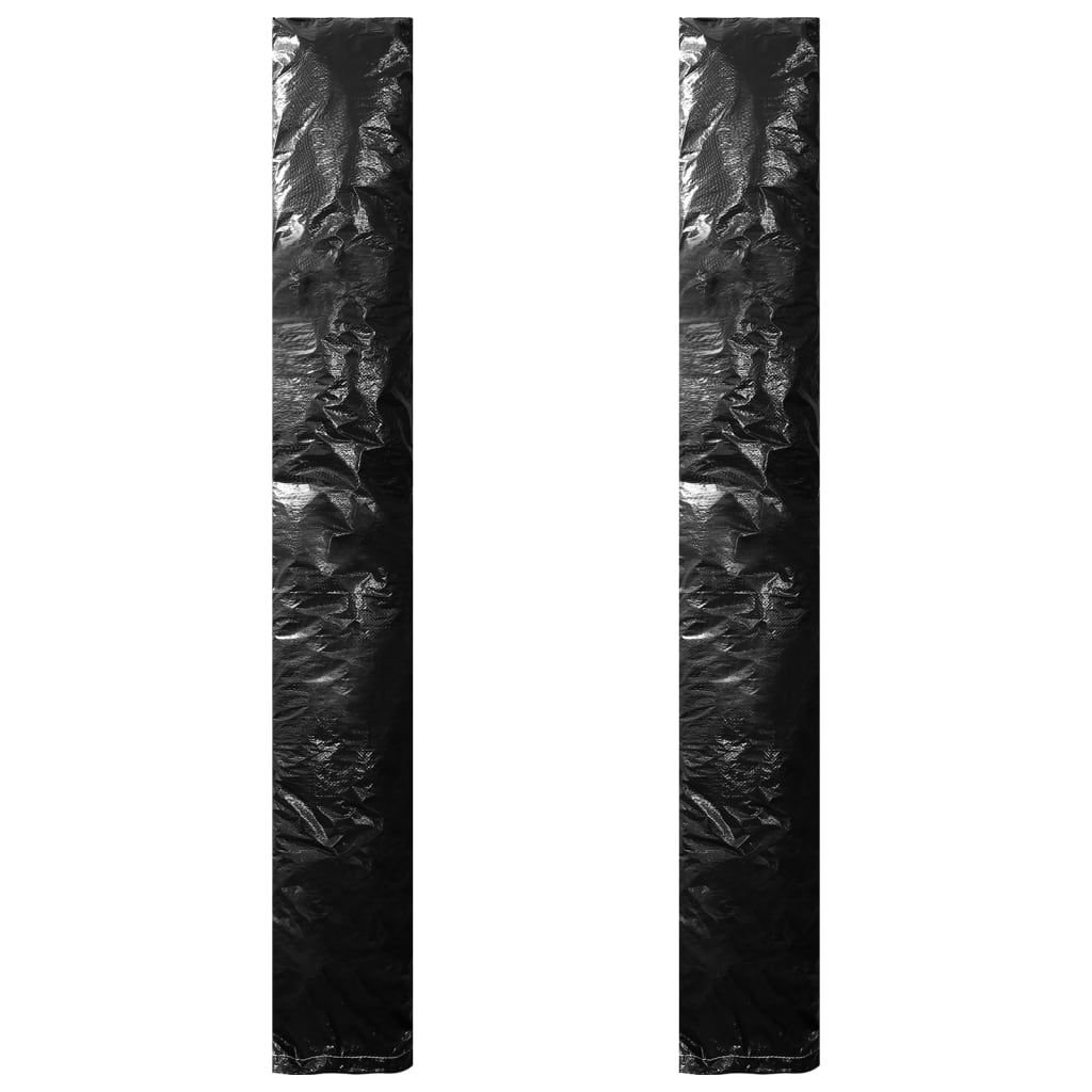 vidaXL Sonnenschirm-Schutzhüllen 2 Stk. mit Reißverschluss PE 175 cm