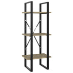 vidaXL Bücherregal 5 Fächer Sonoma-Eiche 40x30x175 cm Holzwerkstoff