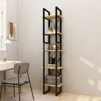 vidaXL Bücherregal 5 Fächer 40x30x175 cm Massivholz Kiefer