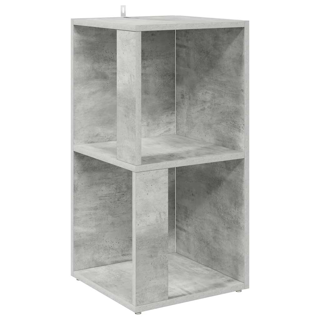 vidaXL Eckregal Betongrau 33x33x67 cm Holzwerkstoff