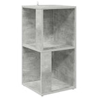 vidaXL Eckregal Betongrau 33x33x67 cm Holzwerkstoff