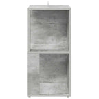 vidaXL Eckregal Betongrau 33x33x67 cm Holzwerkstoff