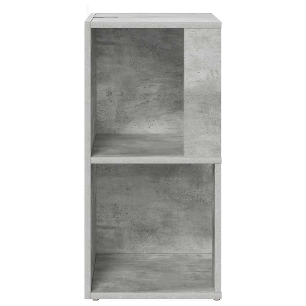 vidaXL Eckregal Betongrau 33x33x67 cm Holzwerkstoff