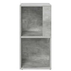 vidaXL Eckregal Betongrau 33x33x67 cm Holzwerkstoff