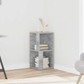 vidaXL Eckregal Betongrau 33x33x67 cm Holzwerkstoff