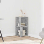 vidaXL Eckregal Betongrau 33x33x67 cm Holzwerkstoff