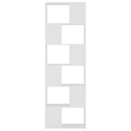 vidaXL Bücherregal Raumteiler Weiß 60x24x186 cm