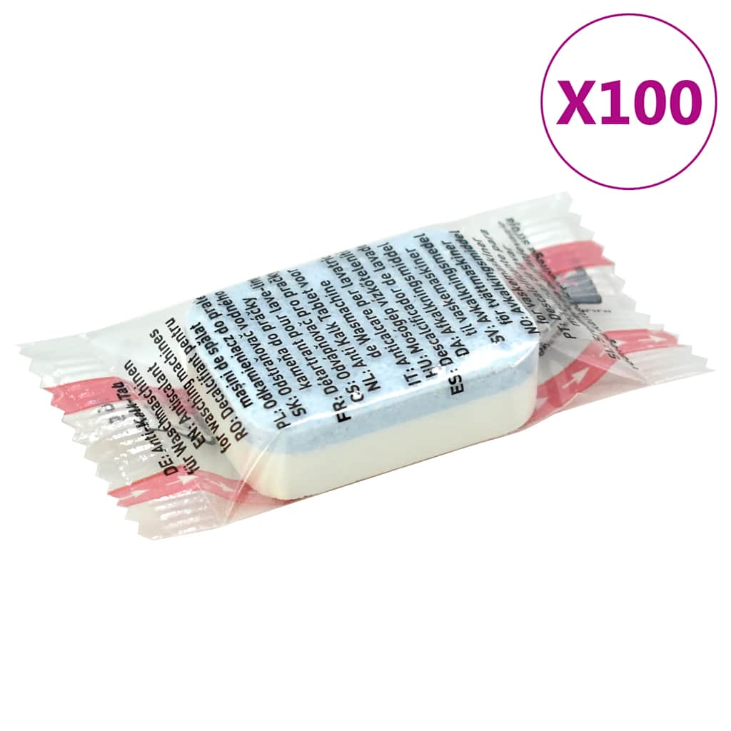 vidaXL Waschmaschinen-Tabs 100 St. Verhindern Kalk und Schmutz