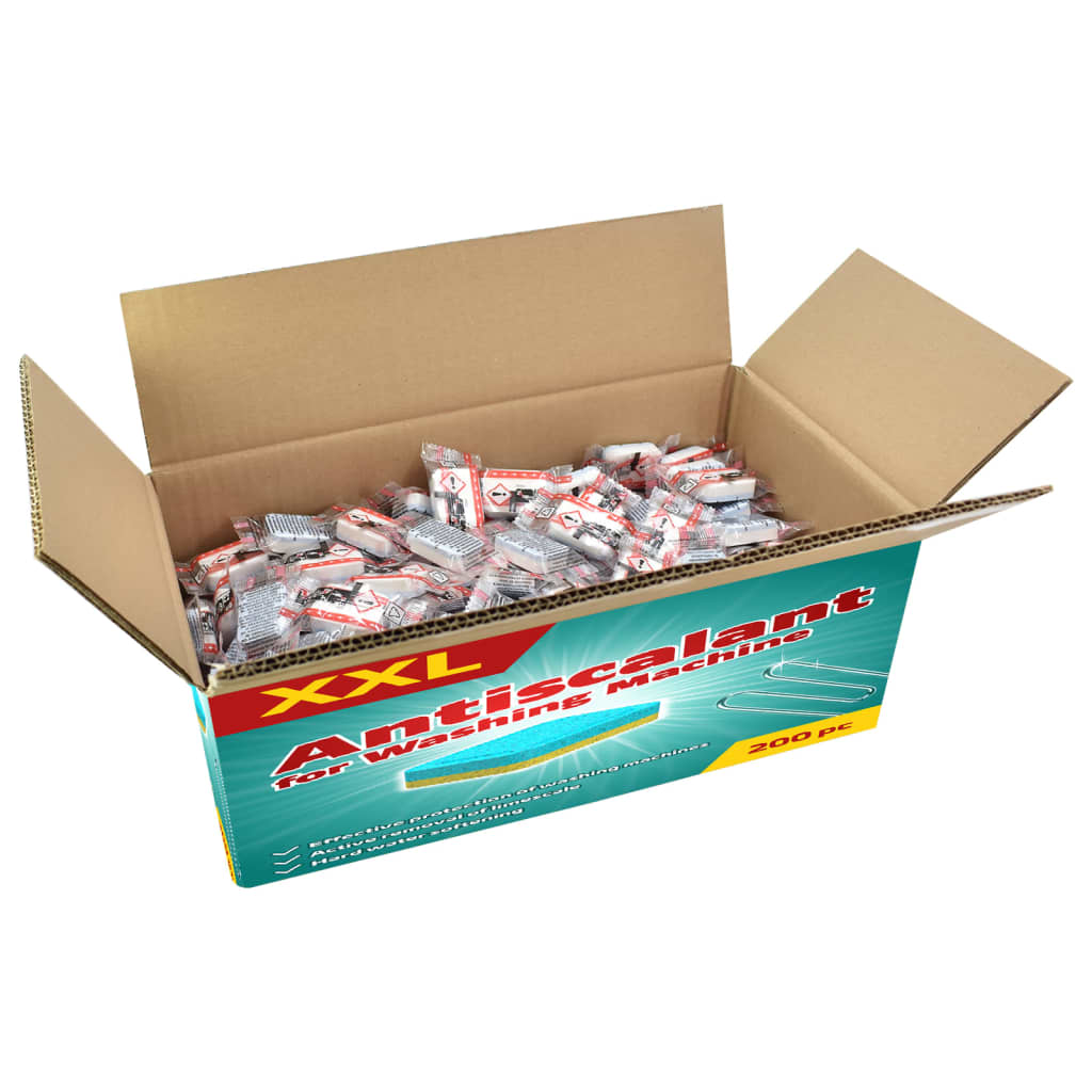 vidaXL Waschmaschinen-Tabs 200 St. Verhindern Kalk und Schmutz