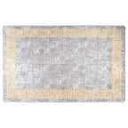 vidaXL Teppich Waschbar 80x150 cm Grau
