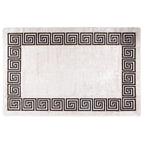 vidaXL Teppich Waschbar 80x150 cm Hellbeige