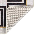 vidaXL Teppich Waschbar 80x150 cm Hellbeige